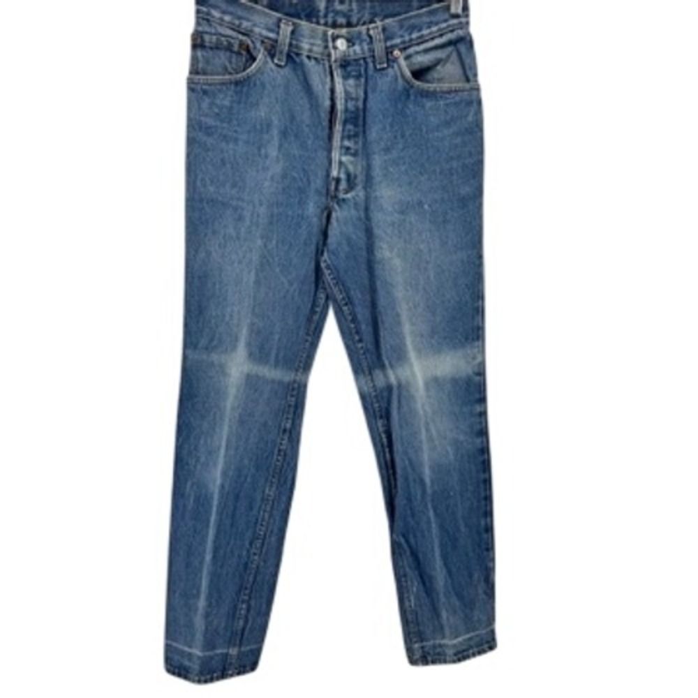 Levi's 501 Jeans Womens 28x32 Blue Vintage Made in USA Button‎ Fly Straight Leg